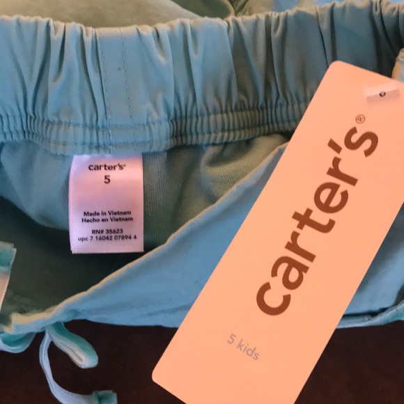 Carters 5 pants teal aqua in color - Picture 5 of 5